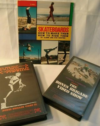 Vintage Powell Peralta - Bones Brigade & Future Primitive VHS & Skateboards Book 2