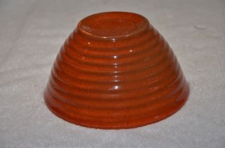 Rare VTG Bauer Orange Ring Mixing Bowl 24 5