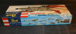 Vintage Revell Northrop F - 89D Scorpion Airplane Model Kit 6