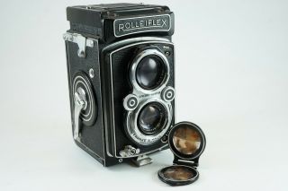Good Rolleiflex 3.  5a (k4a) 120mm Tlr Film Camera W/ Schneider 75mm F3.  5 Lens