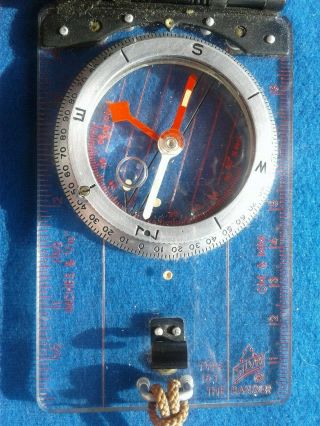 Vintage Silva The Ranger Type 15T Forestry Military Compass with Leather Case 6