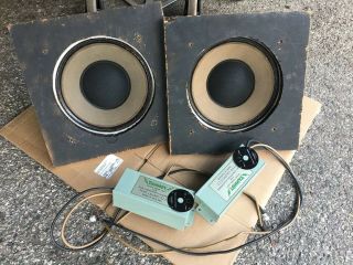 Red Tannoy Type Lsu/hf/3.  Lz Pair 10 Inch W/crossovers Exclnt 9
