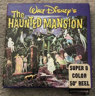 Vintage Walt Disney The Haunted Mansion 8mm Color 50 