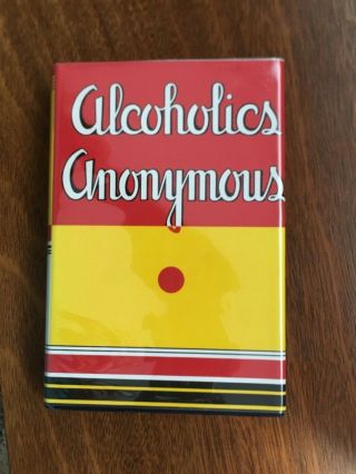 Alcoholics Anonymous Big Book,  1st Edition,  9th Printing,  Facsimile Dj,  1946 Navy