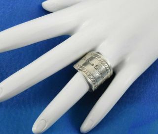 Vintage Israel Silpada Solid 925 Sterling Silver Ring Be True To Your Dreams 7