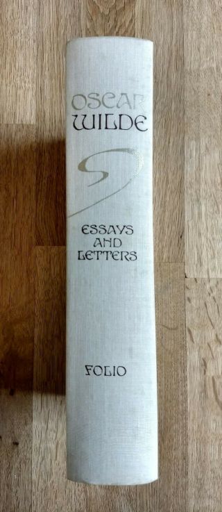 OSCAR WILDE - LETTERS AND ESSAYS,  Folio Society Hardback Book,  1993 2