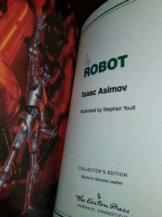EASTON PRESS I ROBOT SERIES ISAAC ASIMOV & ROBOT SCREENPLAY SIGNED ELLISON 5 VOL 9