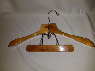 Vintage Setwell Wooden Heavy Duty Suit Hanger 18 "