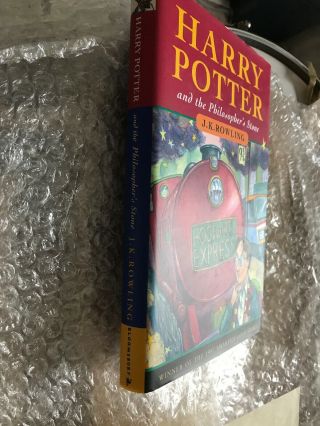 J.  K.  Rowling signed Harry Potter and the Philosopher ' s Stone - First Ed 4th 7