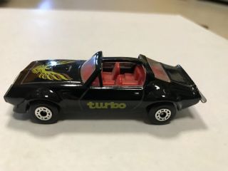 Vintage Matchbox Superfast 79 Pontiac Firebird Trans Am Turbo Black