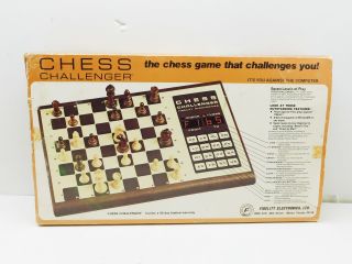Fidelity Chess Challenger Model BCC Vintage Computer Game Complete 6