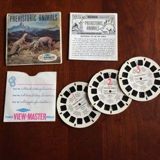 Vintage View - Master 3 - Reel Set Prehistoric Animals Complete Booklet A97