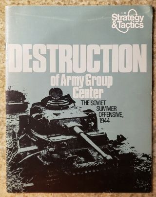 Vintage Strategy & Tactics Wargame,  36,  “destruction.  ”,  Unpunched