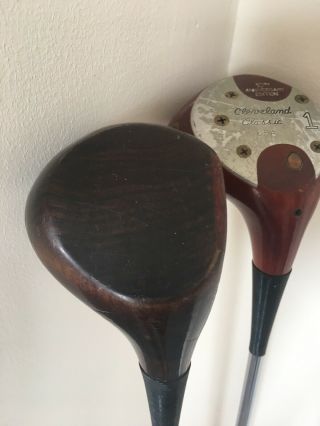 Vintage Golf Clubs 2 x Woods 6