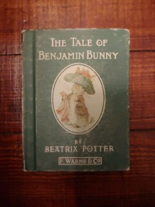 The Tale Of Benjamin Bunny Vintage Book Rare Beatrix Potter 1904
