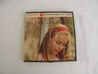 Vintage 7 Inch Reel To Reel Tape Folksongs Michael Legrand 