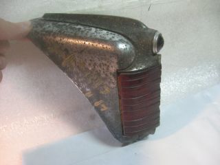 Vintage 1941 Chrysler Left Taillight Housing With Glass Lens And Jewel