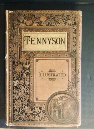 Antique Book The Poetical Of Alfred Lord Tennyson 1884