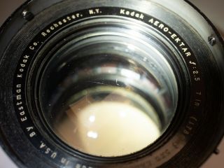 Kodak Aero Ektar f/2.  5 7in (178mm) 5x5 EA862 Lens 5