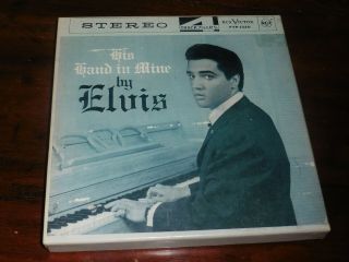 Vintage 1960 Reel To Reel Tape 7.  5 Track Elvis Presley His Hand In Mine Good Con
