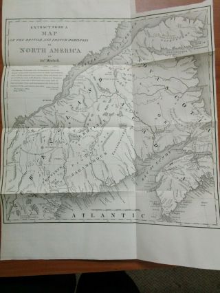 Government Report 7/4/1838 US Canada Border With 2 Maps Maine North America 2
