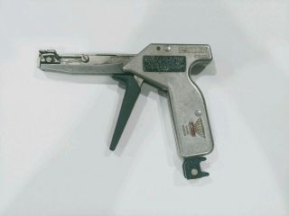 Vintage Panduit Gs2b Cable Nylon Zip Tie Tension Control Tool Gun.