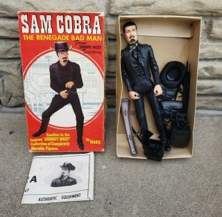 Vintage Sam Cobra Figure Made By Marx W/ Box