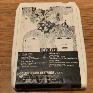 Beatles Revolver 8 Track Tape Good Vintage