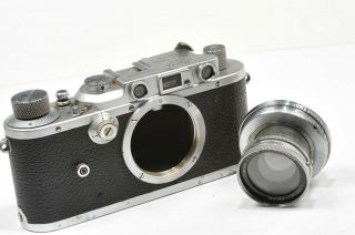 Leica Iiia With Lens Summar 50mm F2,  From 1937,  Cla 