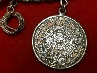 Vtg Old Taxco Mexican Sterling Silver Western Rodeo theme Seven 7 Charm Bracelet 3