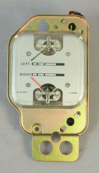Vintage Ampex Reel - To - Reel Tape Recorder Stereo Vu Meter