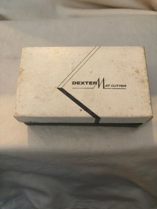 Vintage Dexter Mat Cutter Russell Harrington Cutlery With Box