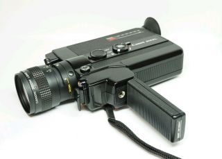 N.  CANON 514XL 8 8mm Movie Camera C8 Lens w/ Case • FILM • USA 8
