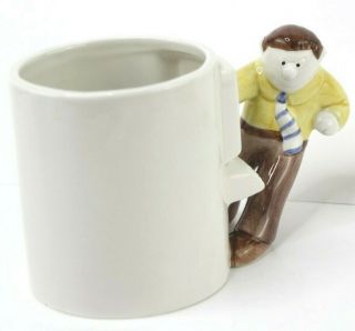 Vintage Fitz & Floyd Computer Smasher Ceramic Coffee Mug Tea Cup Retro Tech Geek 3