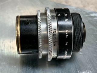 1930s COOKE KINIC Taylor - Hobson England 1 inch f/1 - 5 Camera LENS MADE IN ENGLAND 6