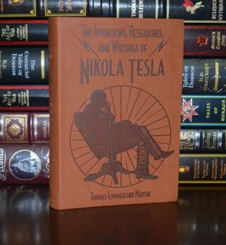 Inventions Researches And Writings Of Nikola Tesla Illustrated Leather Feel
