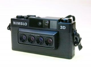 Nimslo 35mm Quadra Lens 3d Camera,  Fresh Batteries,  Ship Worldwide