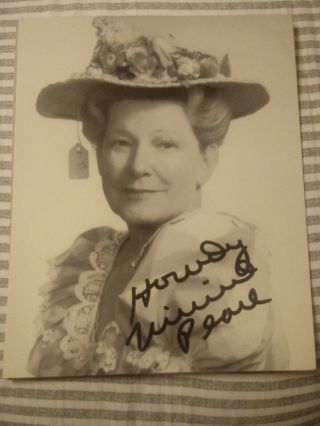 Vintage Photo Of Minnie Pearl 8x10 Signed