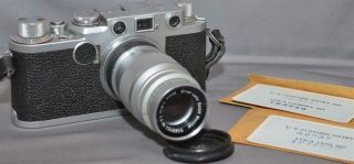 Leica Iif Red Dial Rd Fast Speed W/ 4/9cm Elmar Lens