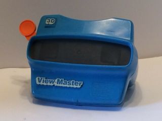 Vintage 1998 Viewmaster Viewer 3d Blue View Master Fisher Price Toy