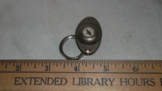 Vintage Pocket Compass With Fold Out Magnifying Glass Loupe Made In England