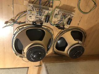Tannoy 3805 PUMA 15 inched concentric speakers set of two with crossovers 12
