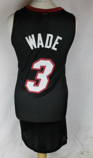 Wade 3 Vintage Miami Heat Nba Basketball Jersey Mens 2xl Reebok