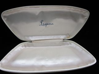 Laguna Jewelry Box Only Plastic Clam Shell Satin Interior Vintage Very Good
