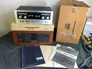 Marantz Model 3600 Stereo Console Amplifier Preamp W/ Box And Box