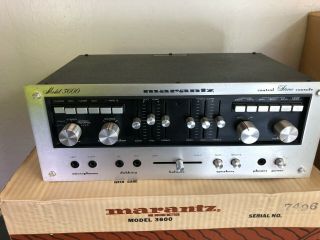 Marantz Model 3600 Stereo Console Amplifier Preamp w/ Box AND Box 2
