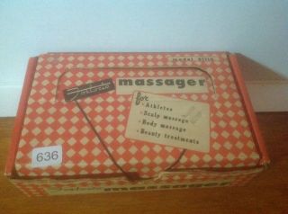 Vintage Fossorial Massager Complete In The Box