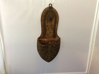 Antique Pocket Watch Holder Shaped As A Shoe