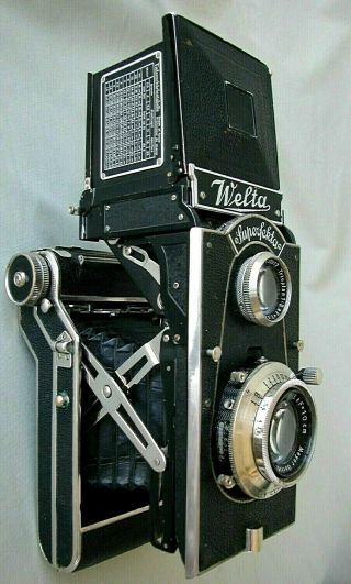 Welta Superfekta Germany camera (6x9cm) with Meyer Trioplan 3,  8/10 cm Zeiss box 4