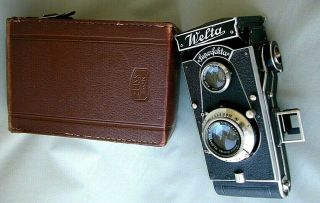 Welta Superfekta Germany camera (6x9cm) with Meyer Trioplan 3,  8/10 cm Zeiss box 5